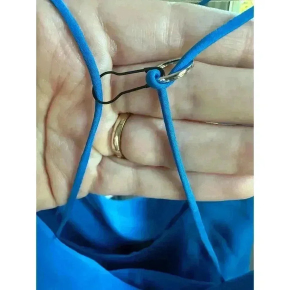 GAUGE81 Lapis Blue Shiroi Long Silk Dress NEW NWOT* - Picture 7 of 9